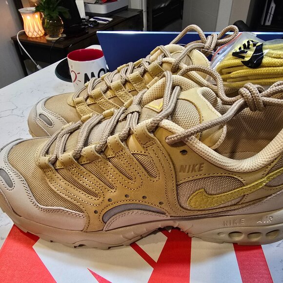 Nike Air Terra Humara SP Sesame Saturn Gold Men Trail Running Shoes FQ9084201 10 - Picture 1 of 16